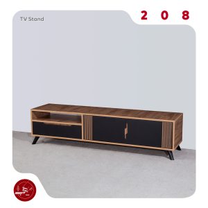 میز تلویزیون ام دی اف-کد 208 ماهک چوب